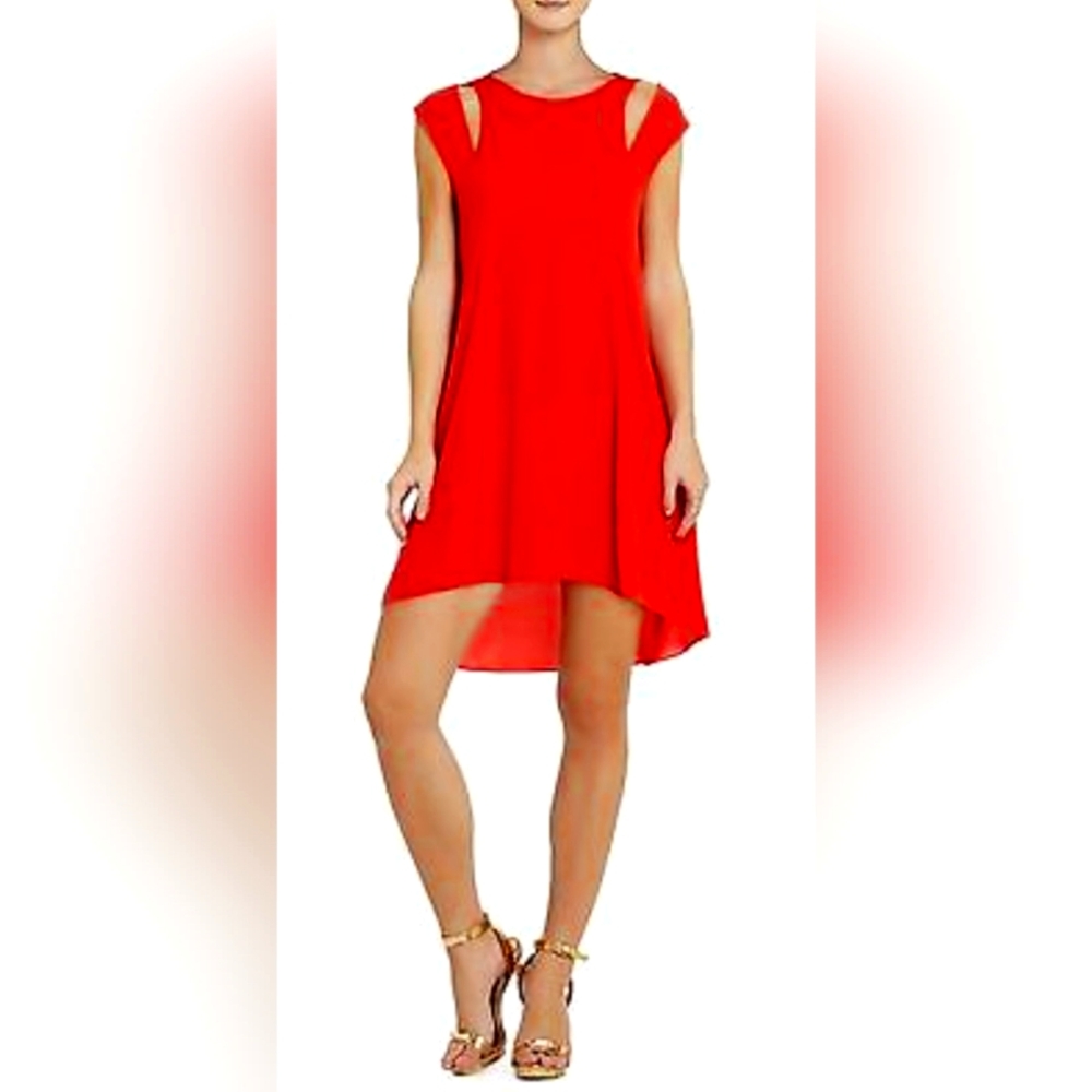 BCBG MaxAzria Bright Poppy Stacey Sheath Dress
